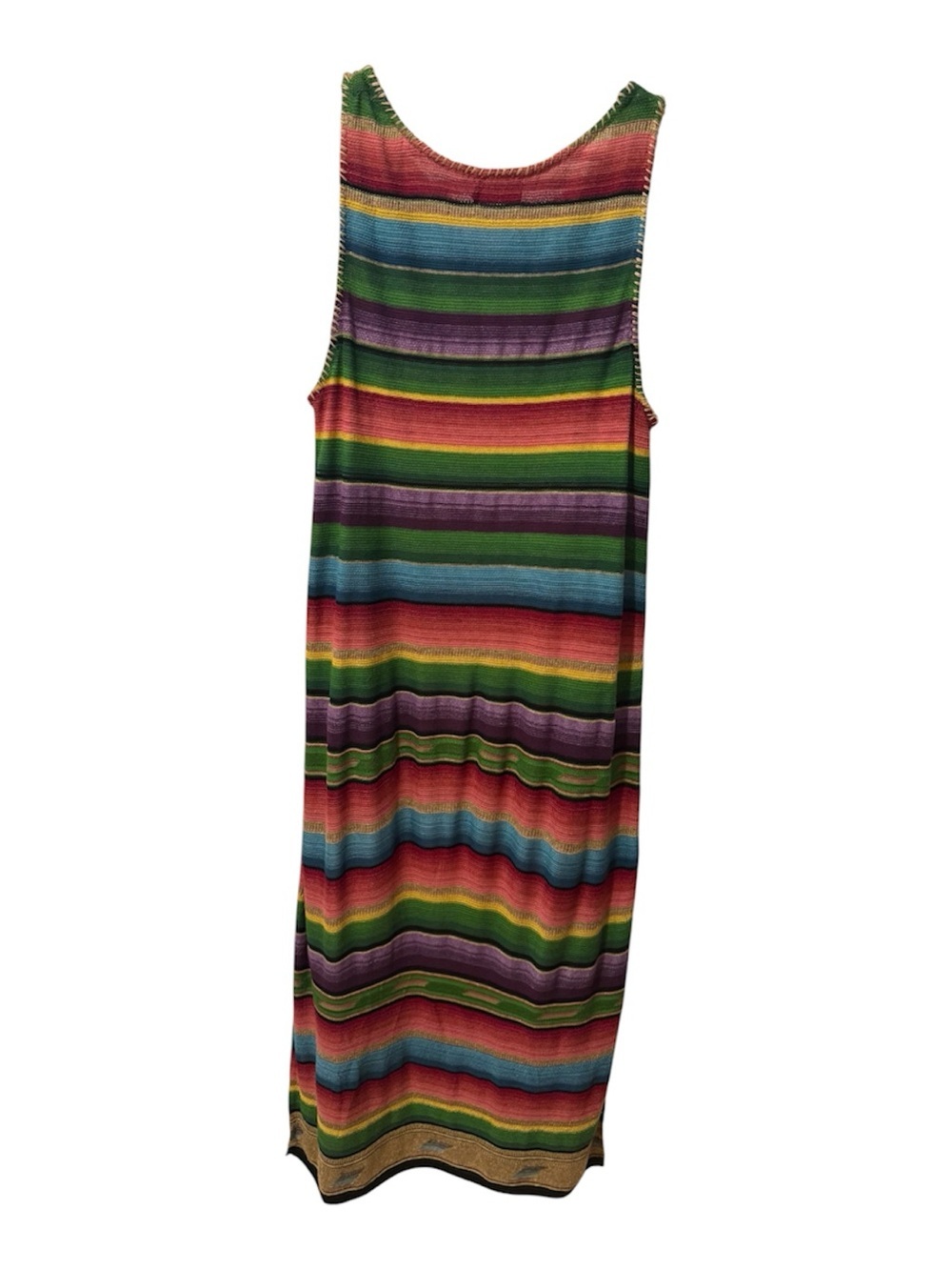 Vintage Polo Ralph Lauren Blue Label Linen silk
Stripe Knit Maxi Dress L - Picture 2 of 8